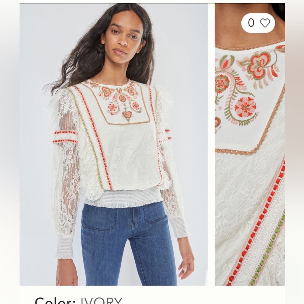 Bl^nk top from Anthropologie. Worn once, size small.